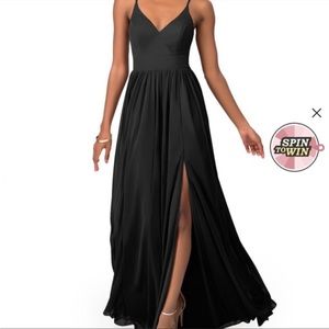 Azazie Black Kira A14 Bridesmaid Dress